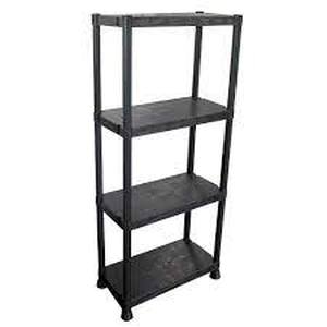 lot 1051 image: Plastic 4-Tier Shelving