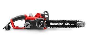 lot 1058 image: Homelite Electric Chainsaw