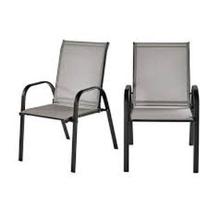 lot 1066 image: Sling Outdoor Patio Dining Chairs (2 COUNT)