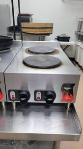 lot 6416 image: Vollrath Countertop Stove W Two Hot Plates Model STA8002
