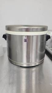lot 27146 image: Stainless Steel Tiger Rice Holder
