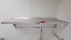 lot 27150 image: 4ft Aluminum Chanel Shelf
