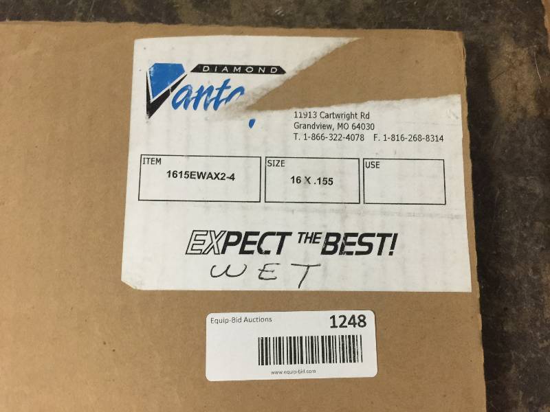lot 1248 image: 1615ewax2-4 Diamond Vantage Blade Size 16 X 155 1 Model Wet