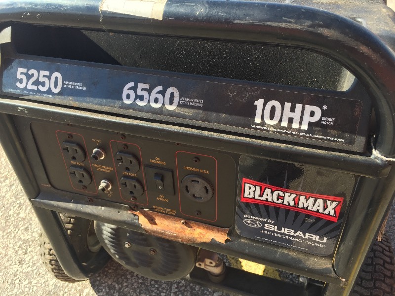 Black Max 5,250 /6,560 - Watt Portable Generator | SOUTH KC/Grandview