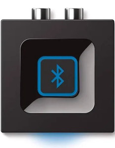 lot 2508 image: Bluetooth Audio Adapter for Speakers and Music Streaming Sound System, Logitech Wireless Audio Receiver Works with Smart Phones and Tablets (New Version)