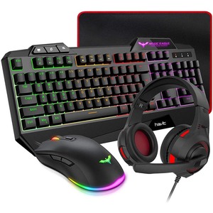 lot 2549 image: Keyboard  Mouse  Mouse Pad  Headset Combo