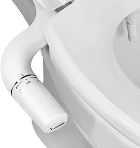 lot 2558 image: SAMODRA Self Cleaning Bidet for Toilet, Ultra-Slim Single Nozzle Bidet Attachment for Toilet with Adjustable Water Pressure, Fresh Water Non-Electric Bidet��Minimalist Bidet Ease of Use