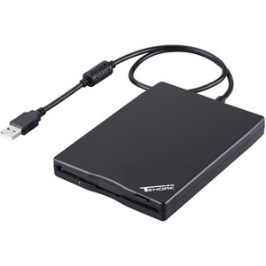 lot 2595 image: Tendak USB Floppy Disk Drive - 3.5 Portable USB External 1.44MB FDD Diskette Drive for PC Windows 78, Windows XP, Vista,for Mac Plug and Play (Black)