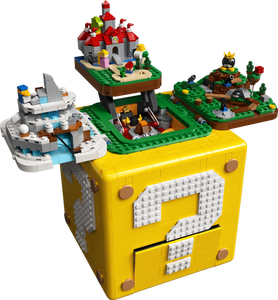 lot 2612 image: LEGO Super Mario 64 Question Mark Block 71395 Building Kit Collectible Gift for Display and Interactive Play with The Mario Figure from The 71360 Starter Course (Sold Separately) (2,064 Pcs)