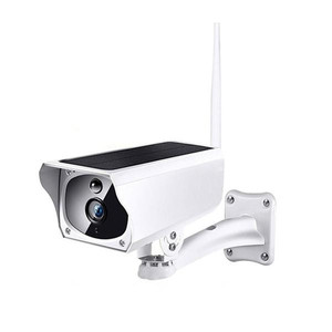 lot 2620 image: Solar Powered IP Camera with Rechargable Batteries HD 1080p Loop Recording
