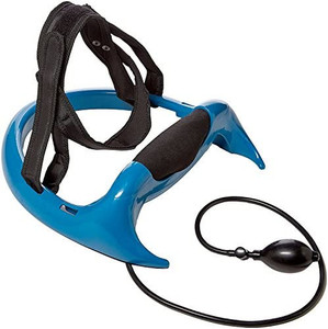 lot 2638 image: Cervical Traction Device, Neck Exerciser - Posture Neck Exercising Cervical Spine Hydrator Pump  Neck Traction Device Relief for Stiffness, Relieves Neck Pain, Neck Curve Restorer Posture Corrector