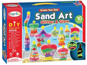 lot 2639 image: Create Your Own Sand Art Glitter & Glow