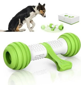 lot 2691 image: PETGEEK Interactive Dog Toys, Automatic Toys for Dogs to Keep Them Busy, Electronic Dog Bones with Safe & Durable Material, Equipped with Rechargeable USB