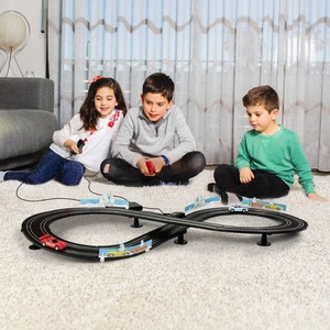 lot 2711 image: Electric Racing Track Sets for Kids High-Speed Slot Car Dual Race Track Toys with 2 Cars for Adults Children Gifts