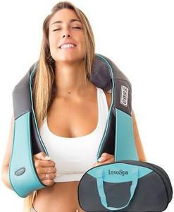 lot 2724 image: Shiatsu Back Shoulder and Neck Massager with Heat - Deep Tissue Kneading Pillow Massage - Back Massager, Shoulder Massager, Electric Full Body Massager, for Foot Leg - Perfect Gift