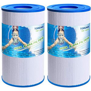 lot 2767 image: TOREAD Replacement for Spa Filter PRB35-IN, Unicel C-4335, Guardian 409-219, Filbur FC-2385, 03FIL1300, 17-2482, 25393, 303557, 817-3501, R173431, 35 sq.ft, 5 X 9 Drop in Hot Tub Filter, 2 Pack
