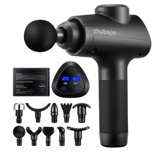 lot 2769 image: Massage Gun,Professional Deep Tissue Muscle Massager Gun,Percussion Handheld Electric Muscle Massager�� with 20 Speed Levels 10 Massage Heads for Gym Office Home Post-Workout Recovery (Black)
