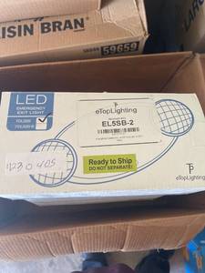 lot 4230405 image: e-Top Lighting- EL5SB-1 Battery Powered LED Emergency Lighting Fixture New