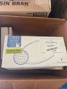 lot 4230407 image: e-Top Lighting- EL5SB-1 Battery Powered LED Emergency Lighting Fixture New. Condition is New never used.