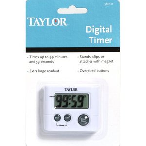 lot 4230409 image: 4 pack Small Digital Kitchen Timer Magnetic Back and ONOff Switch,Minute Second Count Up Countdown