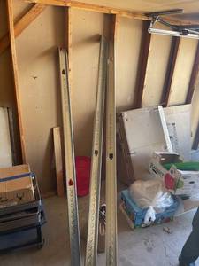 lot 4230455 image: 2x4 steel studs 2 10 feet one partial