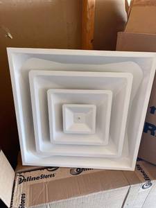 lot 4230464 image: Droop Ceiling HVAC Distribution vent 24x24, new open box