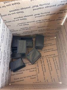 lot 4230469 image: 8 Black sugar packet table top holders