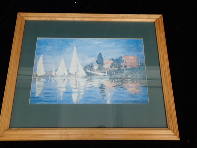 lot 1014 image: Claude Monet Framed Print