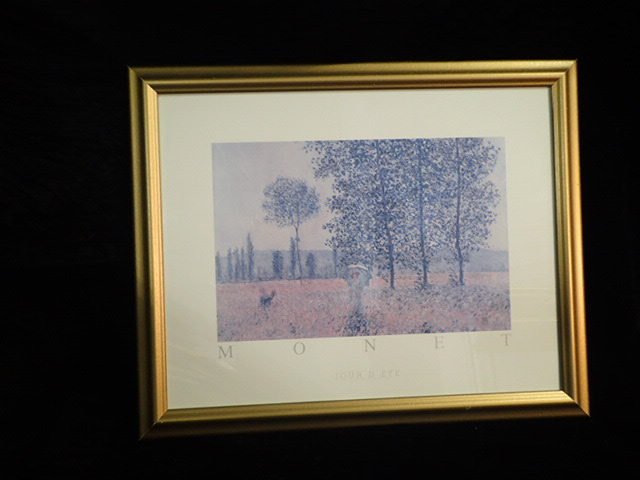 lot 1024 image: Claude Monet Jour D Ete Framed Print