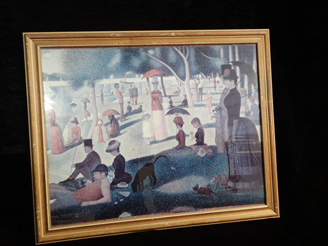 lot 1025 image: Georges-Pierre Seurat Sunday Afternoon on the Island of La Grande Jatte Framed Print
