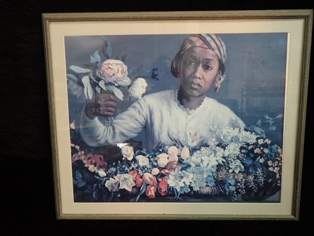 lot 1047 image: F. Brazille Framed Print