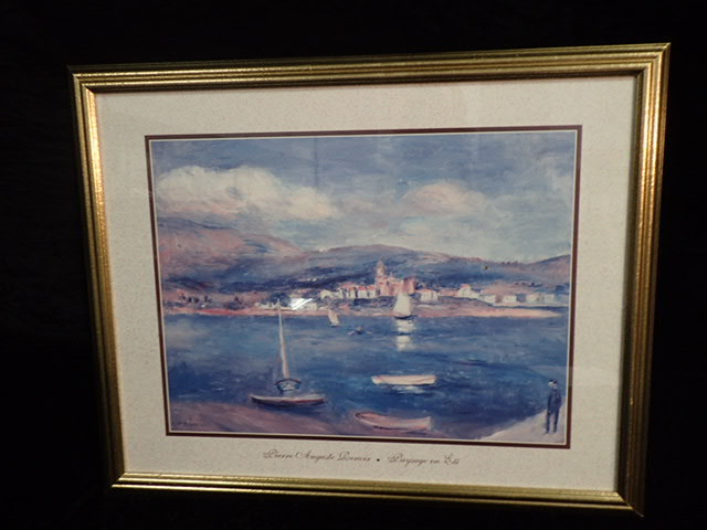 lot 1050 image: Renoir Paysage en Ete Framed Print