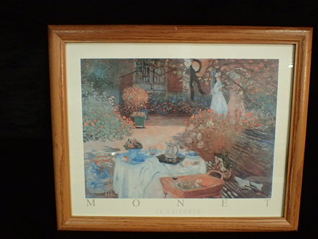 lot 1055 image: Claude Monet Le Dejeuner Framed Print