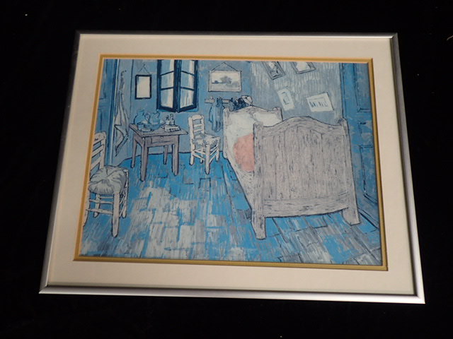 lot 1060 image: Vincent Van Gogh Bedroom at Arles Framed Print