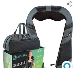 lot 2892 image: Massagers for Neck and Back with Heat - Deep Tissue 3D Kneading Pillow, Electric Shiatsu Back Neck and Shoulder Massage, Shoulders, Foot, Legs,Body - Relieve Muscle Pain - Office, Home & Car