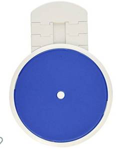 lot 2897 image: Bathmaster Deltis Swivel Transfer Seat with Blue Cover, Turning Seat with Comfortable Blue Foam Cover Compatible with Deltis Bathlift, Sliding Transfer from Chair to Bath Lift for Shower or Bathtub