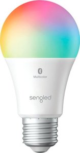 lot 2906 image: Sengled - Smart Bluetooth Mesh LED Multicolor A19 Bulb - Multicolor
