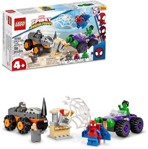 lot 2911 image: LEGO - Spidey Hulk vs. Rhino Truck Showdown 10782