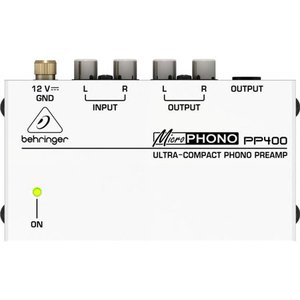 lot 2914 image: Behringer Microphono PP400 Ultra-Compact Phono Preamp