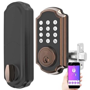 lot 2920 image: TURBOLOCK TL117 Smart Lock with Keypad Digital Deadbolt with App