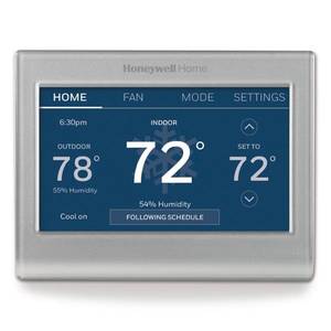 lot 2922 image: Honeywell Home - Smart Color Thermostat with Wi-Fi Connectivity - Silver
