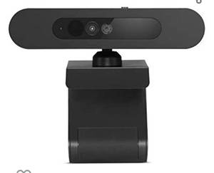 lot 2923 image: Lenovo 500 Full HD USB Webcam, Black