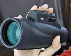 lot 2929 image: Gosky Titan 12X50 High Power Prism Monocular and Quick Smartphone Holder - Waterproof Fog- Proof Shockproof Scope -BAK4 Prism FMC for Bird Watching Hunting Camping Travelling Wildlife Secenery