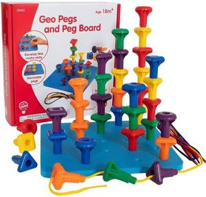lot 48605 image: Ed Education Pegs And Peg Board