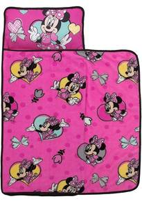lot 48606 image: Disney Mini Mouse Portable Nap Time Mat,Pillow & Blanket
