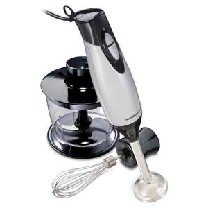lot 48633 image: Hamilton Beach - 2-Speed Hand Blender - SilverBlack