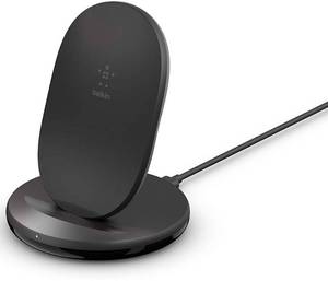 lot 48646 image: Belkin Boost Charge Wireless Charging Stand 15w