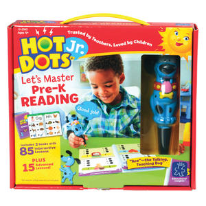 lot 48653 image: EDUCATIONAL INSIGHTS HOT DOTS JR. LETS MASTER PRE-K READING SET WITH ACE PEN