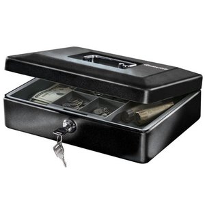 lot 48678 image: SentrySafe CB-12 Cash Box with Money Tray, 0.21 cu. ft.