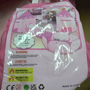 lot 48787 image: PINK PRINCESS TENT AND PLAY